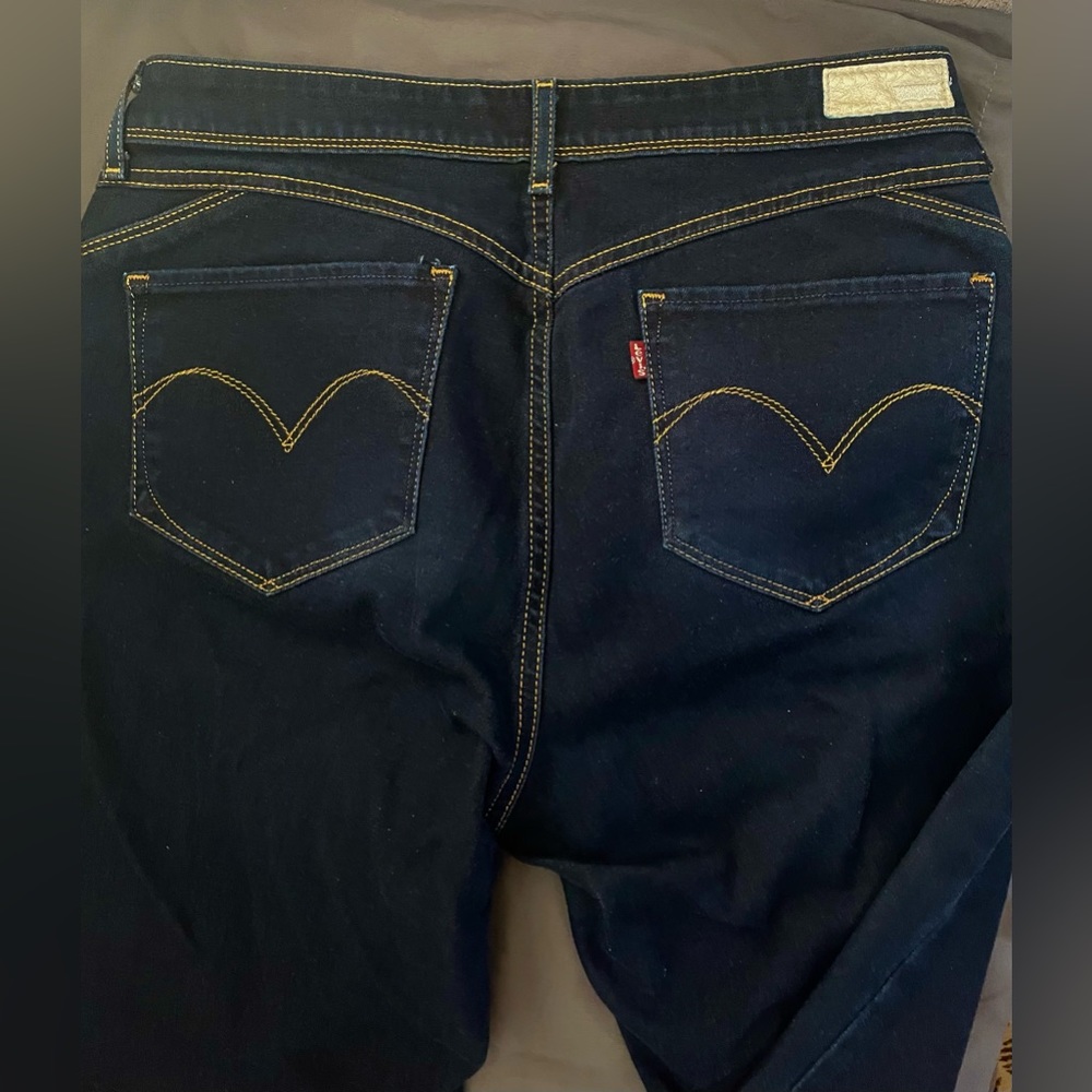 Levi’s bold curve skinny dark denim
